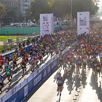 Cortes, desvíos y contenciones de tránsito producirá la Maratón de Santiago este domingo