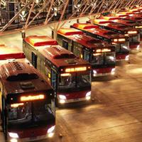 Buses ecológicos RED inician operaciones en Estación Intermodal La Cisterna